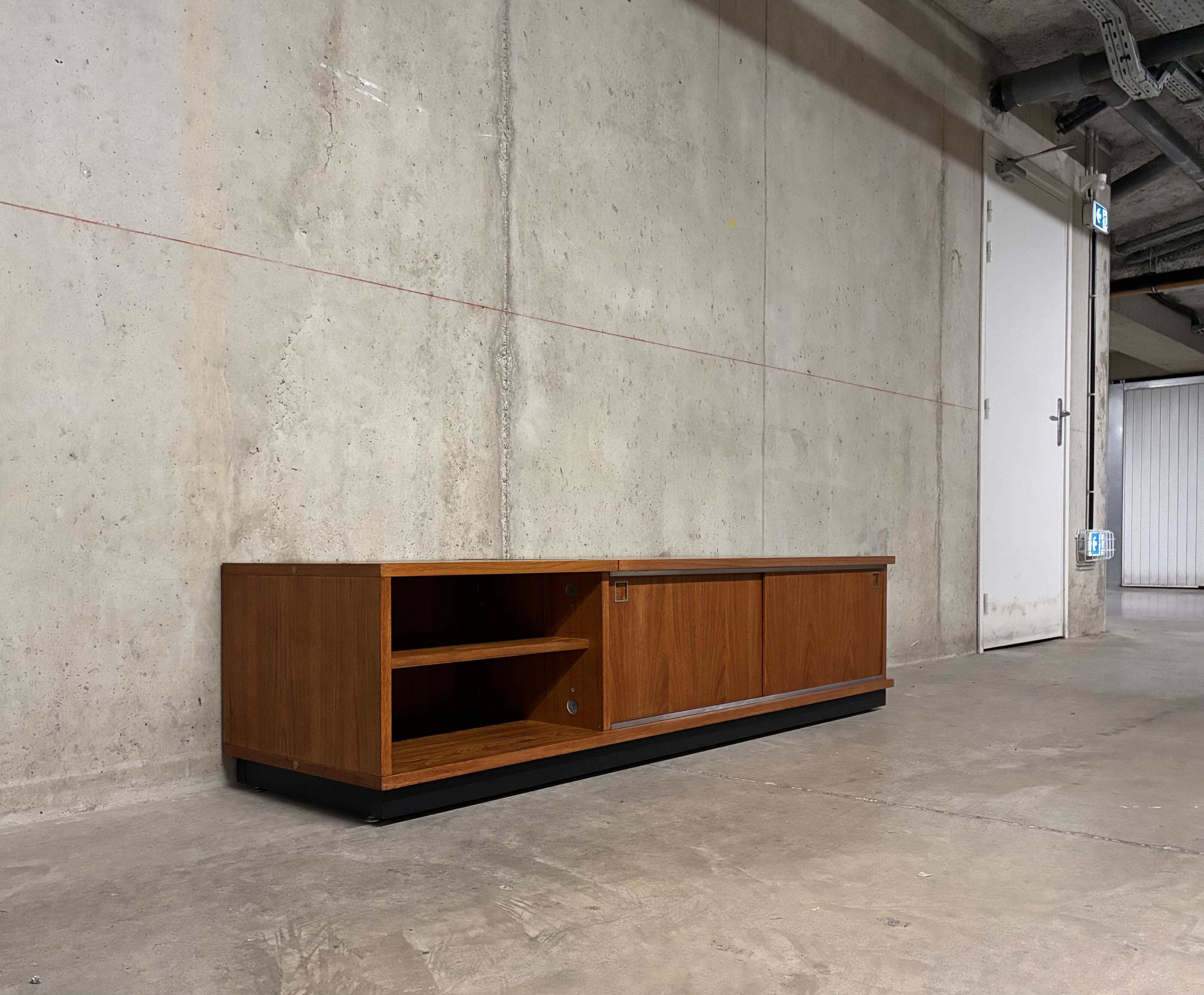 Low modernist teak sideboard Paolozzi vintage Monopoly 1960s