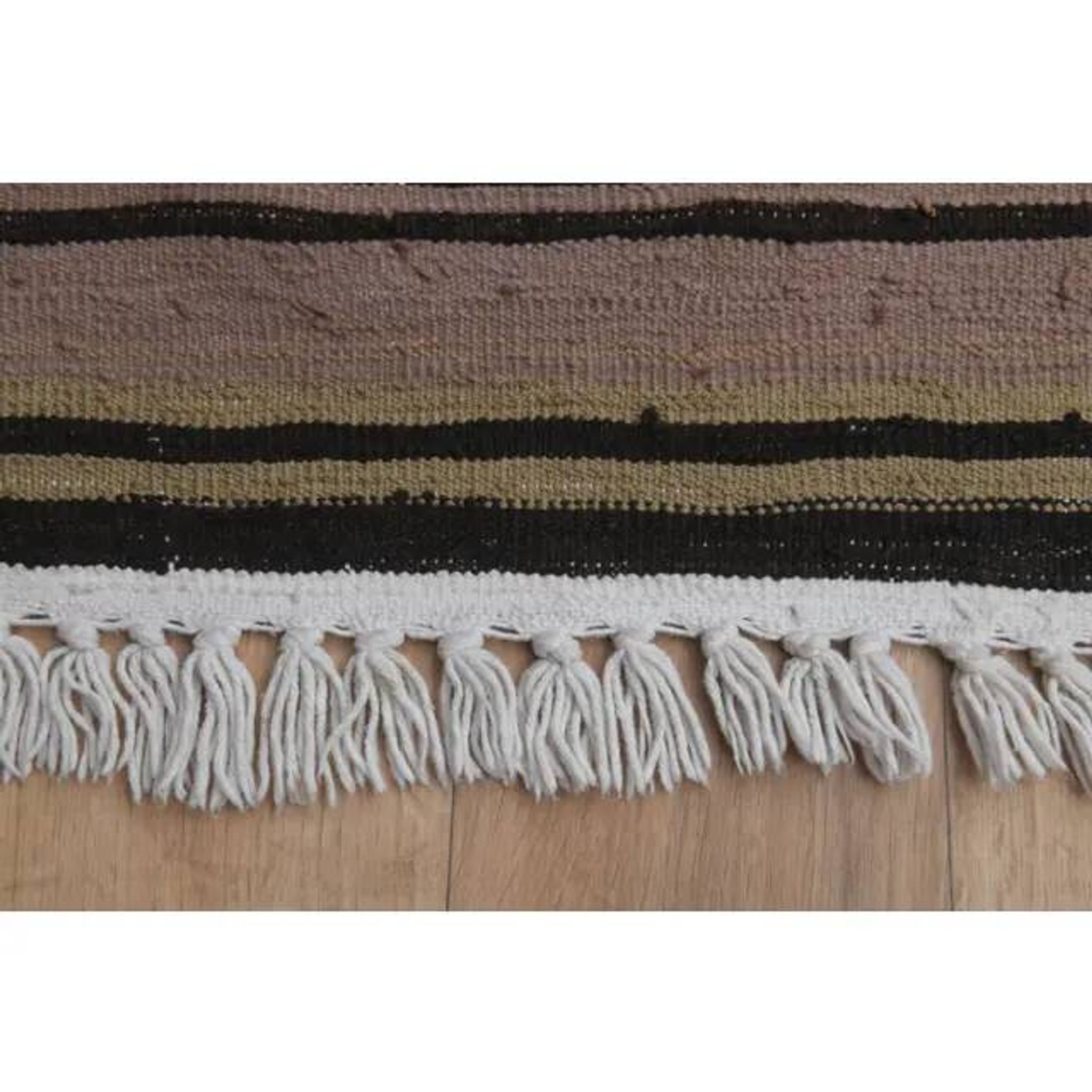 1970s Vintage Turkish Handmade Wool & Cotton Orange Runner Rug 70x311