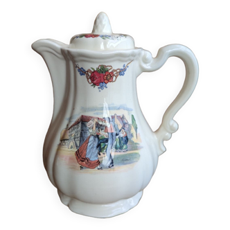 Obernai Sarreguemines teapot