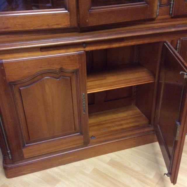 Cherry bookcase 4 doors