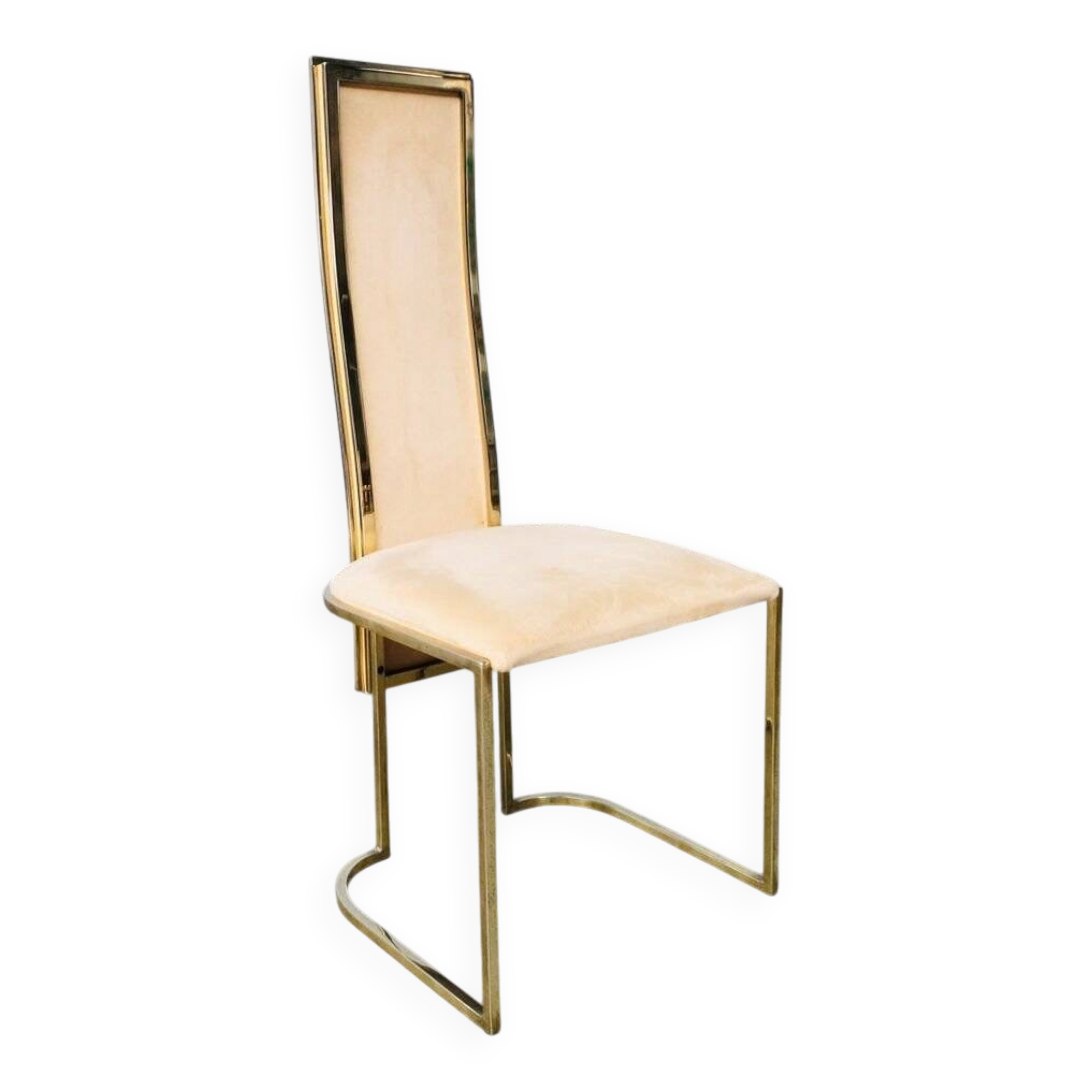 Hollywood Regency dining chairs from Belgo Chrom, 1970s, set of 8.
