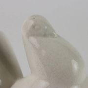 Ancient ceramic pigeon sculpture by George Ventrillon for Saint Clément.