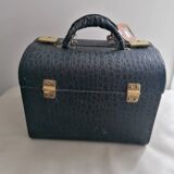 Vanity case old Bergo Aubusson black