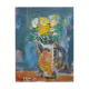Painting by Nagao Usui "Bouquet of Yellow Flowers"