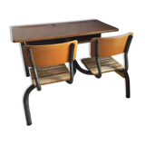 Bureau double d'écolier
