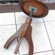 Old piano stool tripod feet / vintage 60s-70s