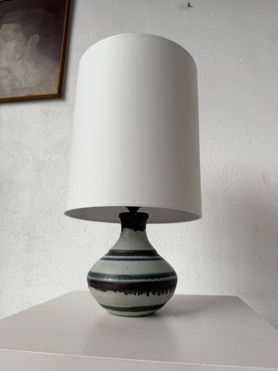 Vallauris ceramic table lamp from the 60s