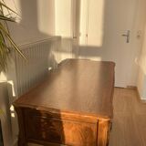Louis XV style desk in solid oak