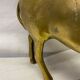 Brass buffalo figure