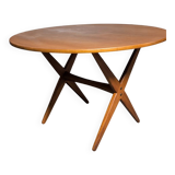 Vintage Scandinavian extendable teak table from the 1970s.