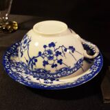 Fine porcelain cup and saucer
