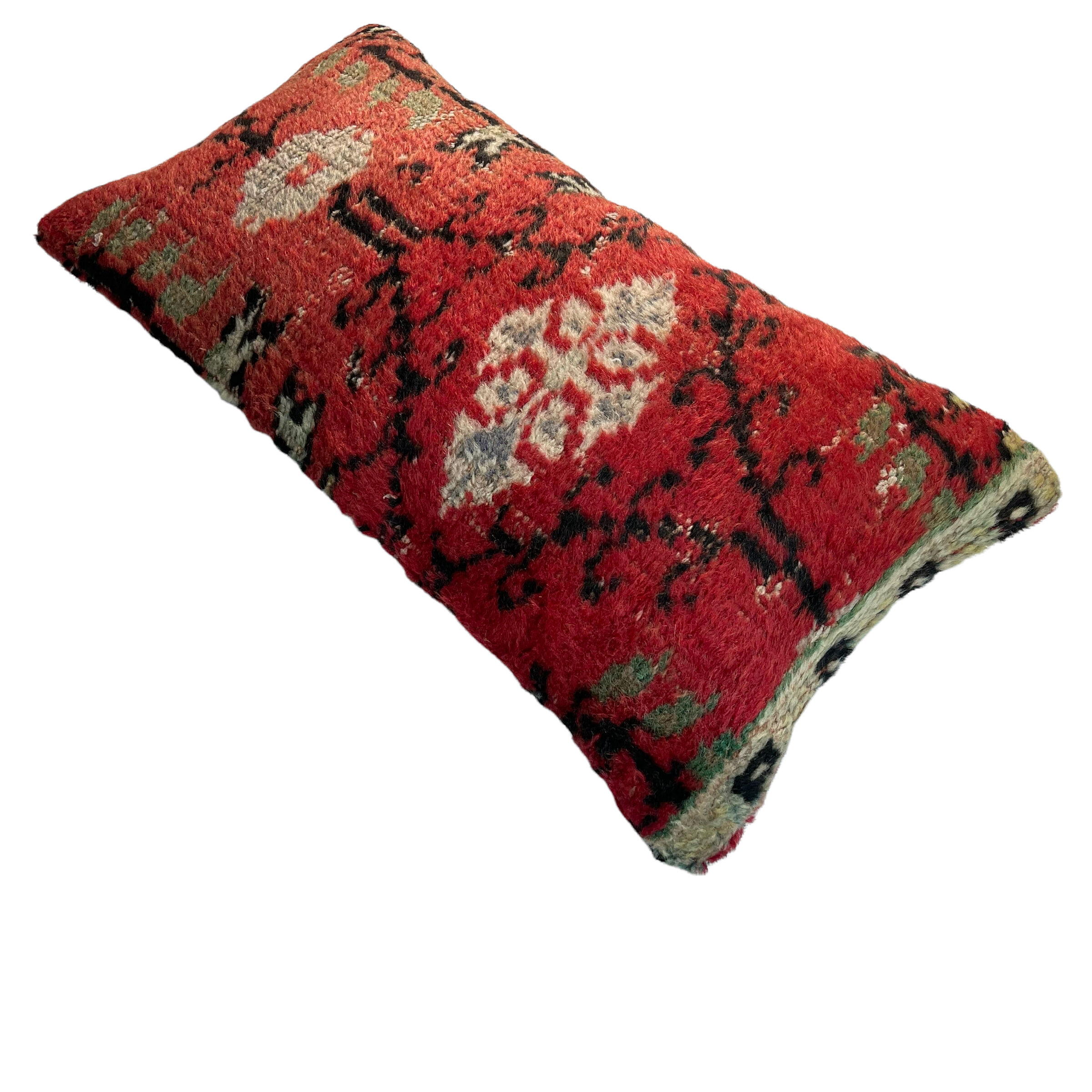 Vintage turkish handmade cushion cover, 30 x 60 cm