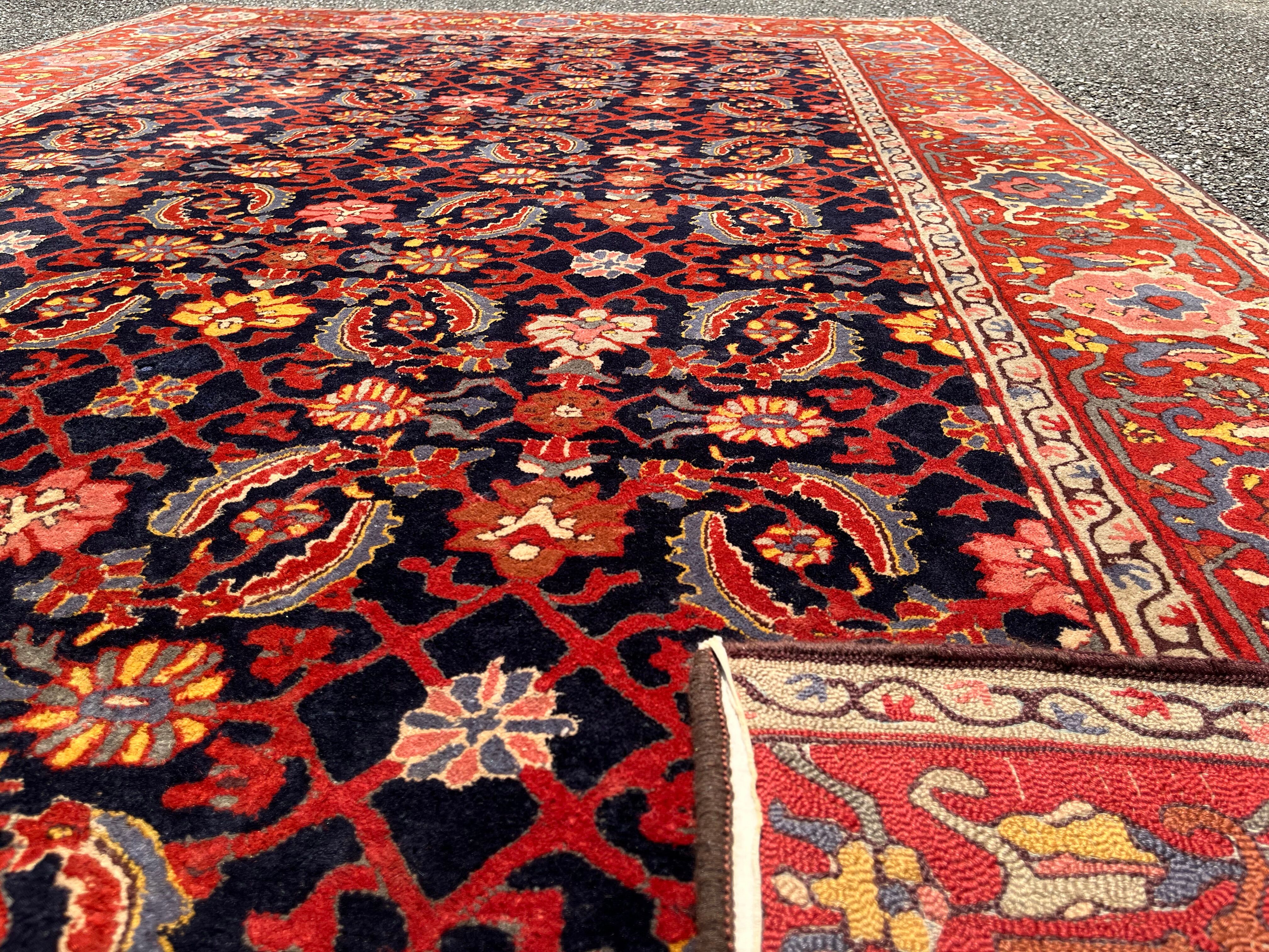 Tapis Tetex Crocheté Design Hérati