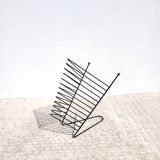 Vintage vinyl record holder circa 1960