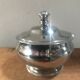 Stainless steel sugar bowl remy letang 80s