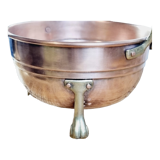 Copper and brass strainer lion's leg