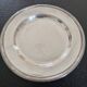Christofle - Round service plate model Crossed Ribbons - in silver-plated metal