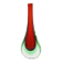 Murano Soliflore Vase - Flavio Poli - Sommerso Red Green 19cm