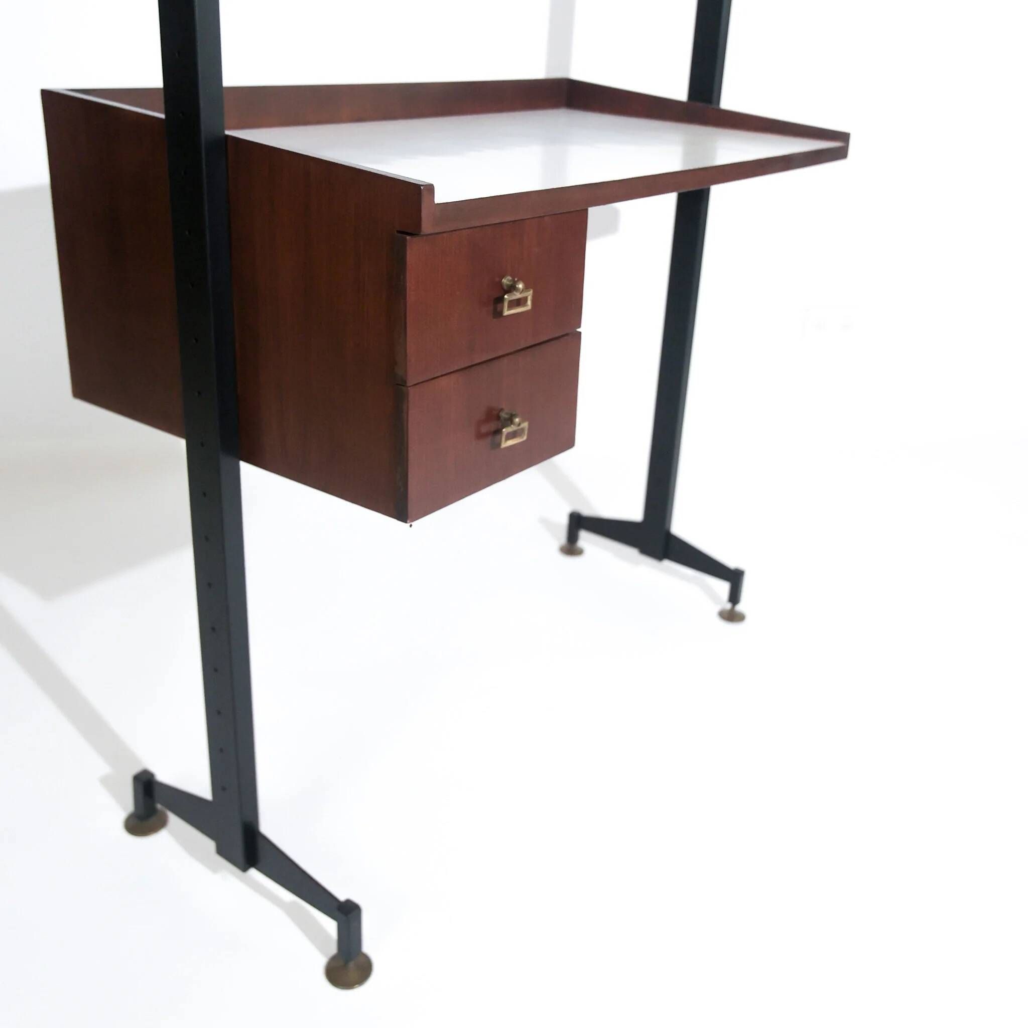 Bureau italien avec caisson, années 1960
