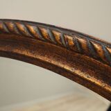 Miroir dans un cadre en bois, design danois, années 1960, production : Danemark