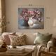 Oil painting of a bouquet of flowers 60x50 cm