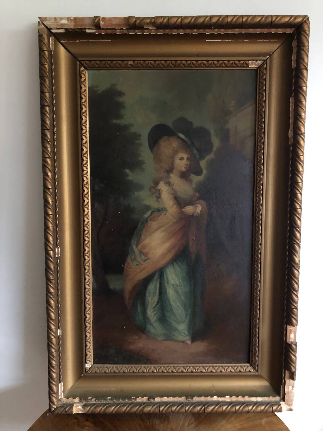 Oil on panel Young aristocrat