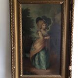 Oil on panel Young aristocrat