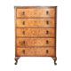 Antique Bedroom Chest of Drawers in Walnut