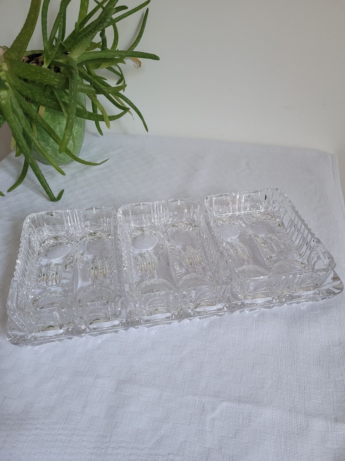 Servant / Crystal serving tray