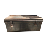 Metal storage trunk