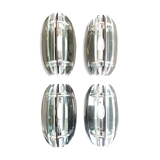 4 vintage italian design veca wall lamps