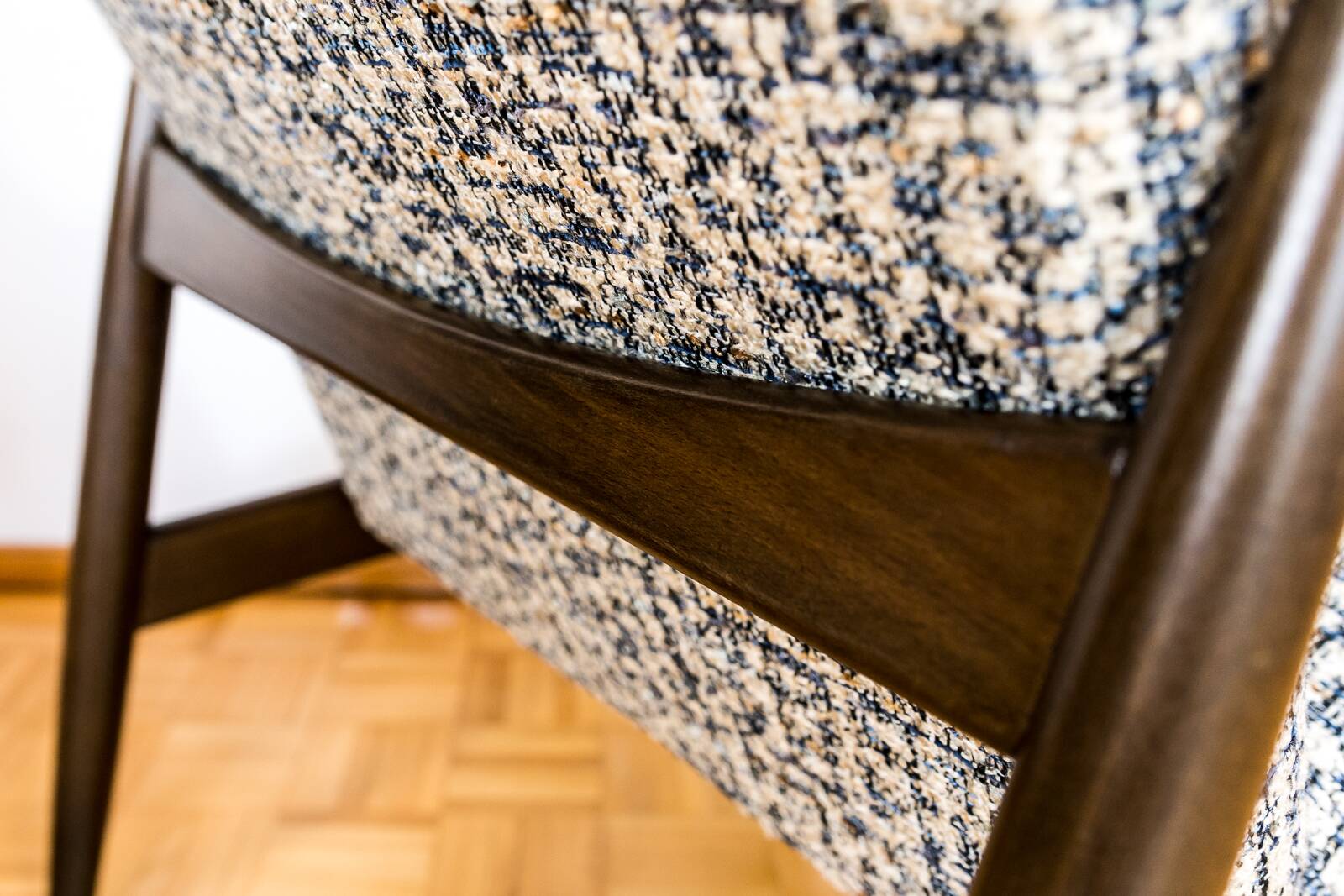 Customizable Pair Of Mid Century Armchairs GFM64 By Edmund Homa, 1960's