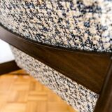 Customizable Pair Of Mid Century Armchairs GFM64 By Edmund Homa, 1960's