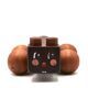 Wooden toy on wheels: caterpillar, 1970s