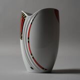 Vase Mitterteich Bavaria, géométrique postmoderne, Allemagne, années 1980