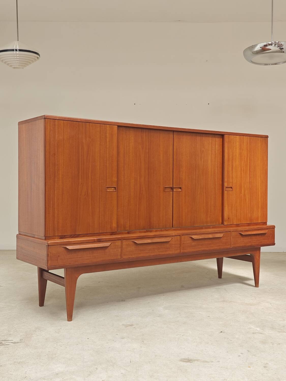 High enfilade by Johannes Andersen by Bordum & Nielsen, Samcom teak