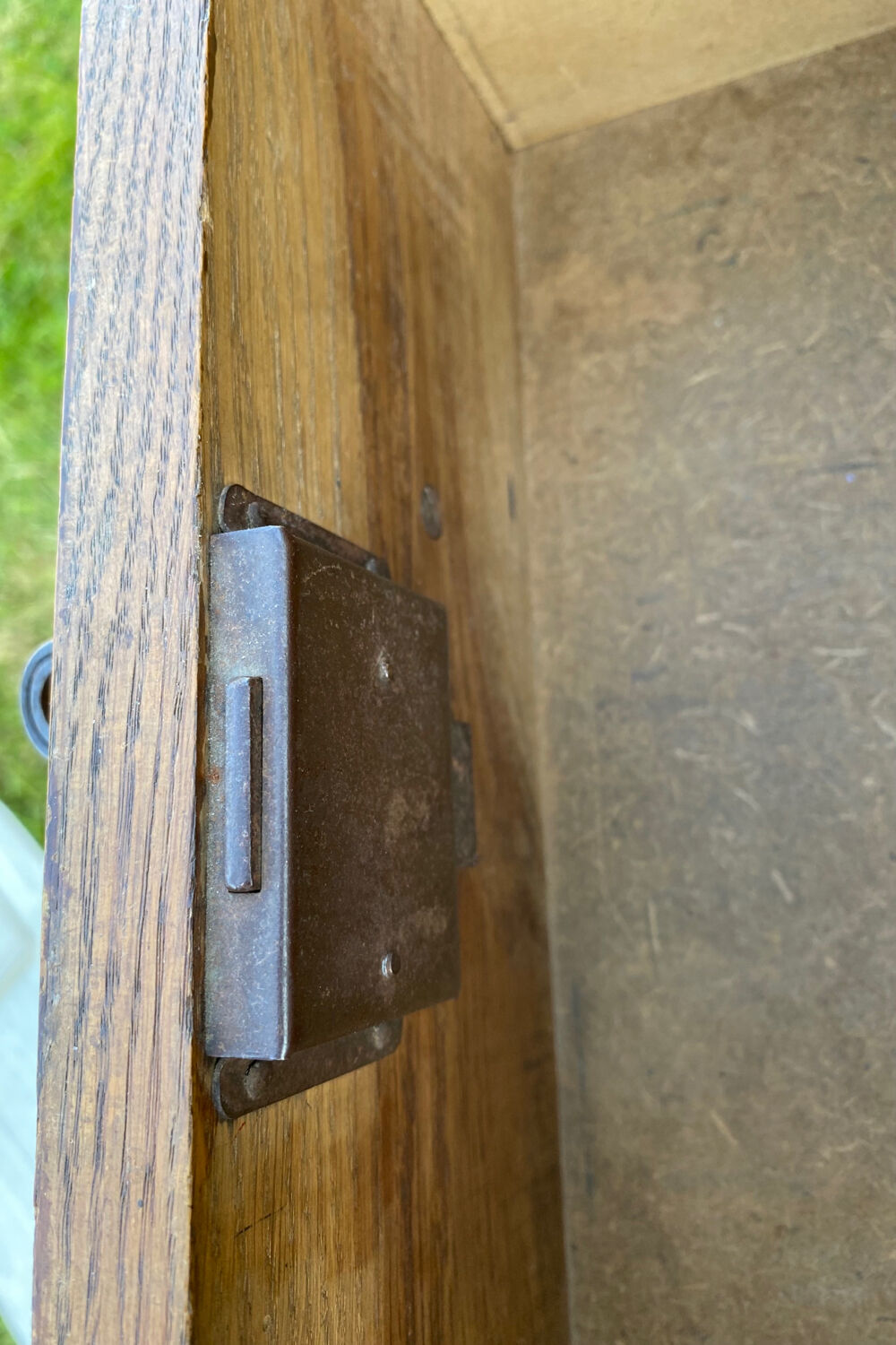 Vintage school teacher's desk