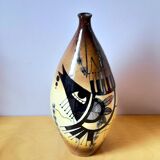 60s ceramic soliflore vase