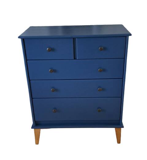 Rød Sødgren blue ganne chest of drawers