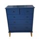Rød Sødgren blue ganne chest of drawers