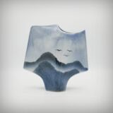 Sculptural vase by Solange Garotte and Bernard Prigent for Virebent, 1975