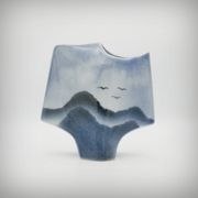 Sculptural vase by Solange Garotte and Bernard Prigent for Virebent, 1975