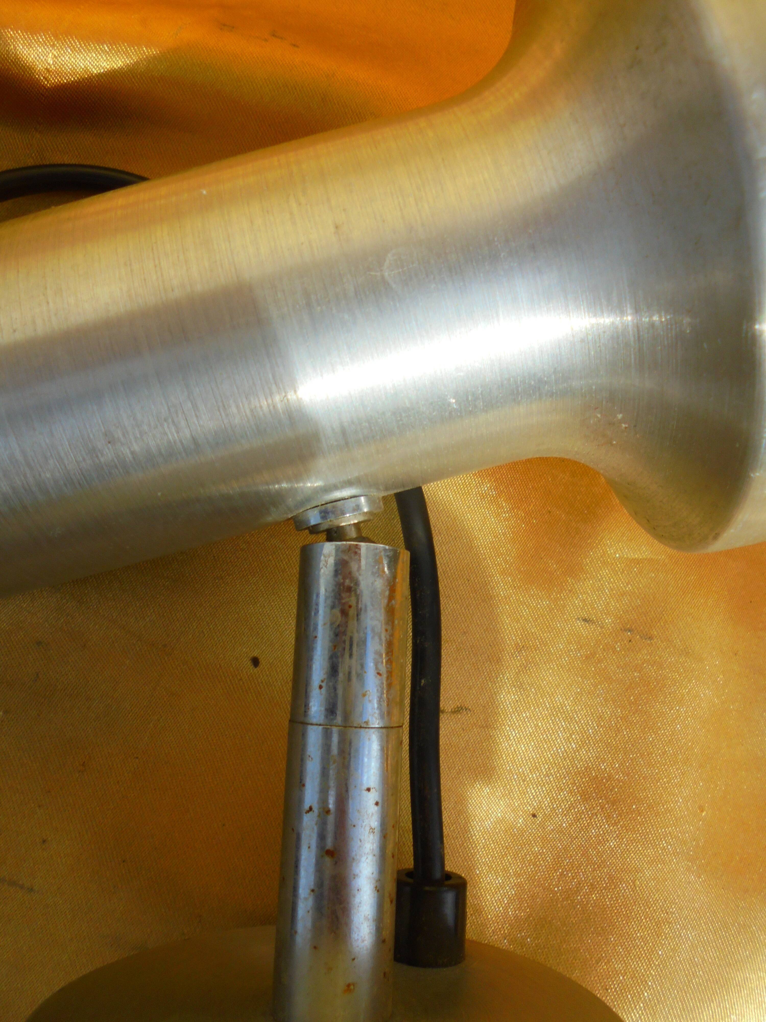 Pair of wall spots alu brushed vintage