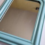 Vintage Louis Philippe style Tiffany blue table mirror 46 cm x 57 cm