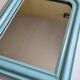 Miroir à poser vintage de style Louis Philippe bleu Tiffany 46 cm x 57 cm