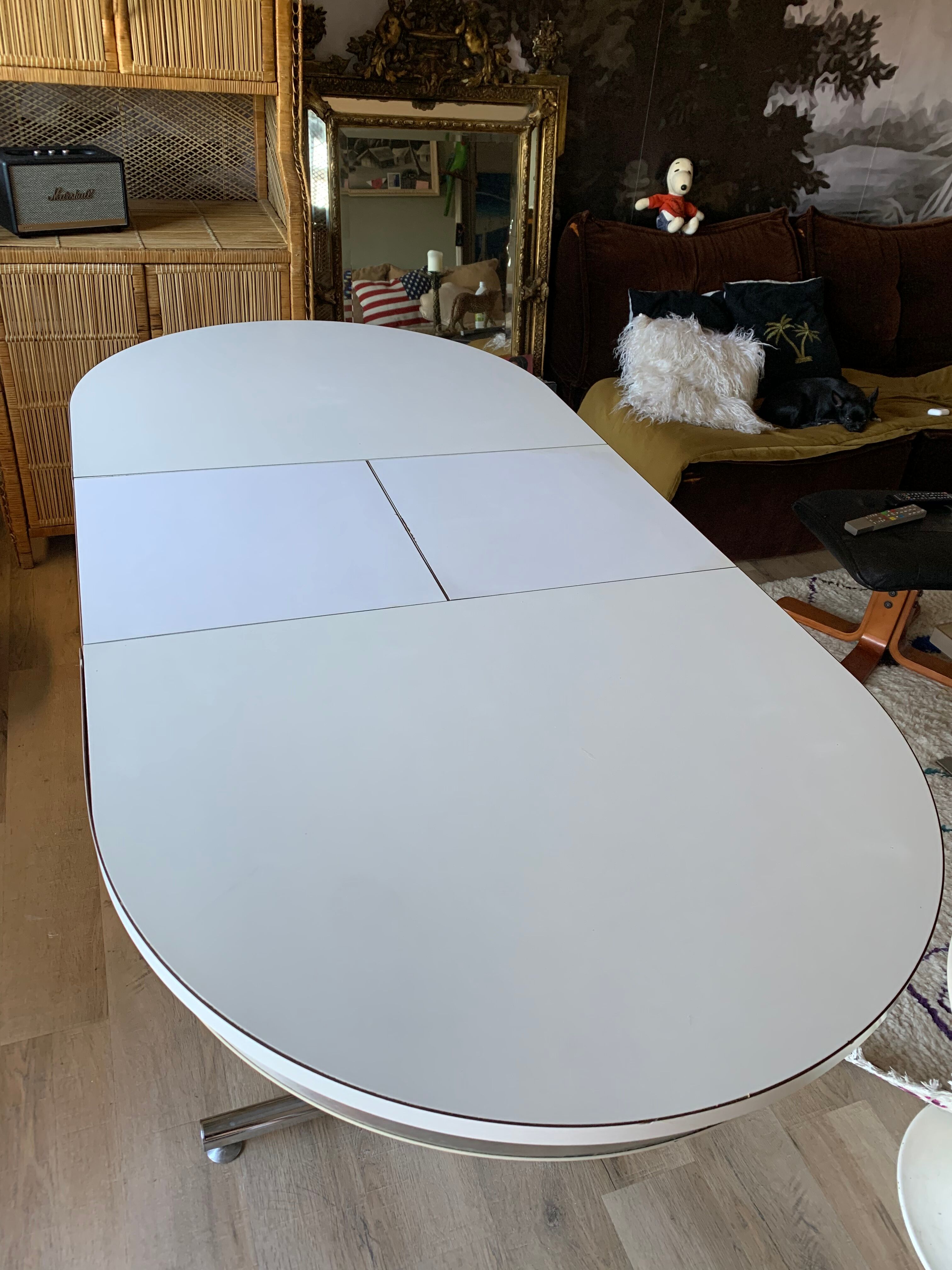Formica table and chrome