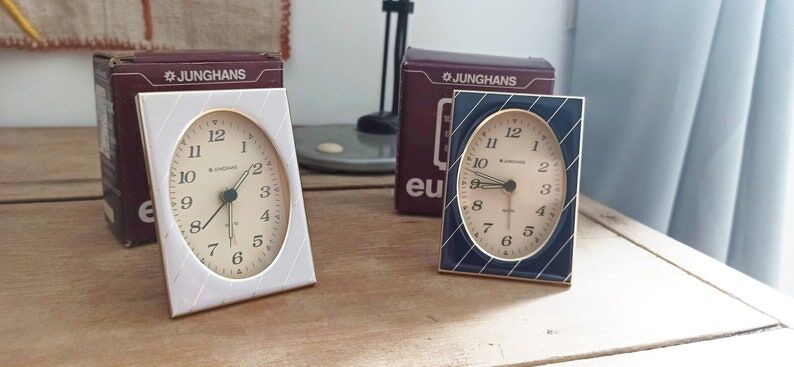 Vintage Junghans alarm clocks