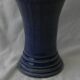 Vase bleu en grès vernissé  de ST AMAND EN PUISAYE.  Signé Fabrice Normand.