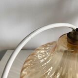 Vintage suspension in smoked glass