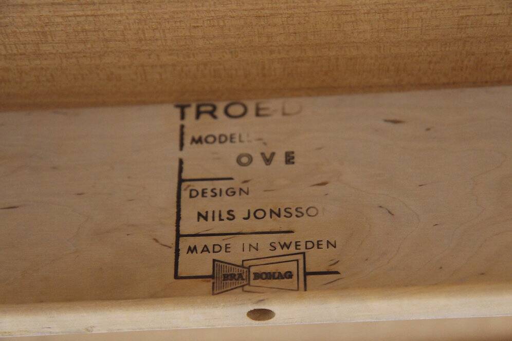 Table de salle à manger "Ove" Nils Jonsson, Troeds Bjärnum, Suède, 1960